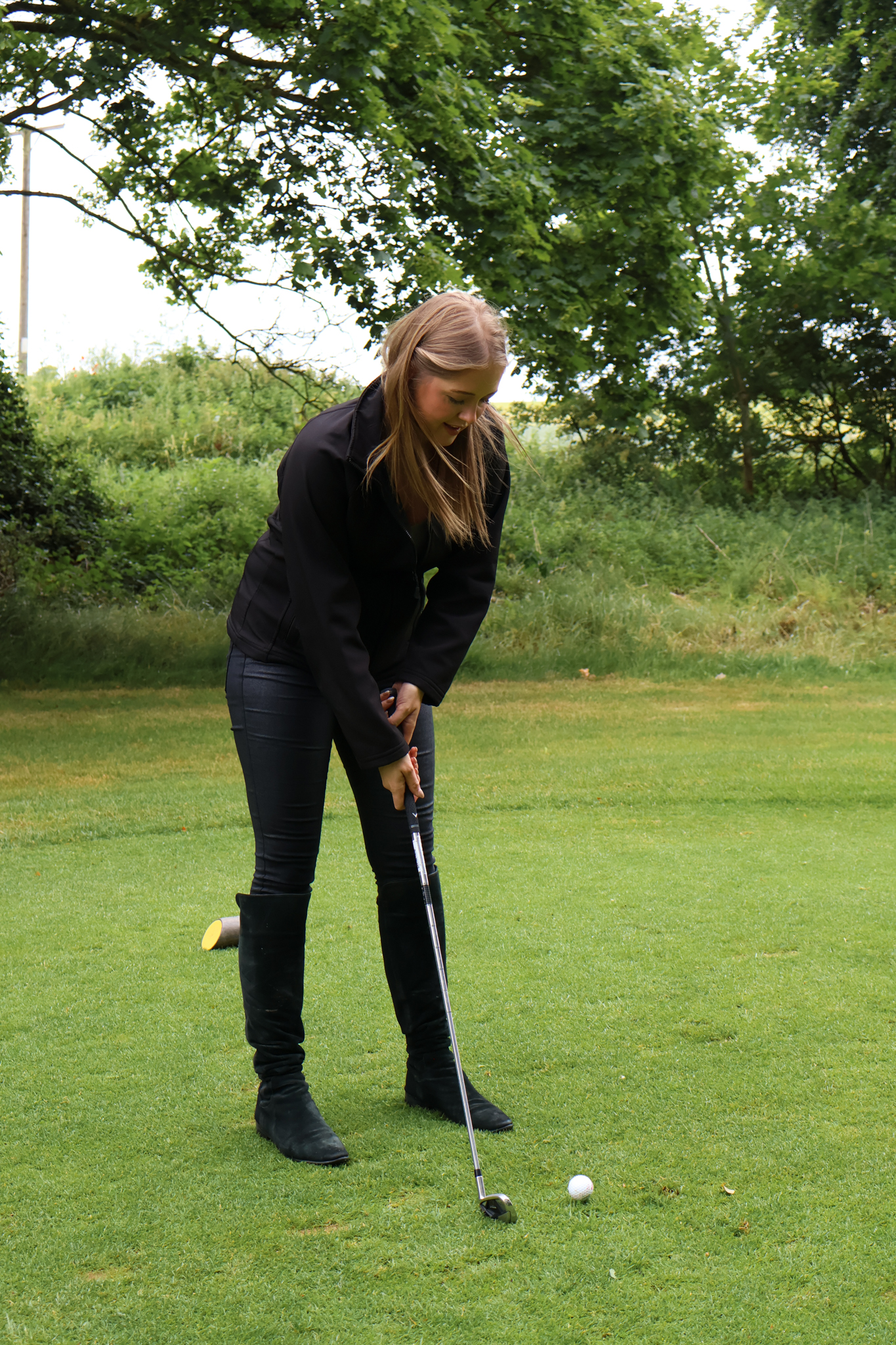 ARC Team member playing golf